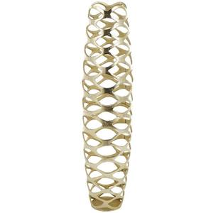 Juego de jarrones de hierro costero modernos hechos a mano, jarrones decorativos de Metal dorado cepillado para el hogar, sala de estar, centro de mesa - Product Image 2