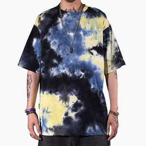 Camiseta personalizada de algodón y poliéster de peso pesado para hombre, ropa de calle holgada de gran tamaño, estampado de alta calidad para niños - Product Image 1