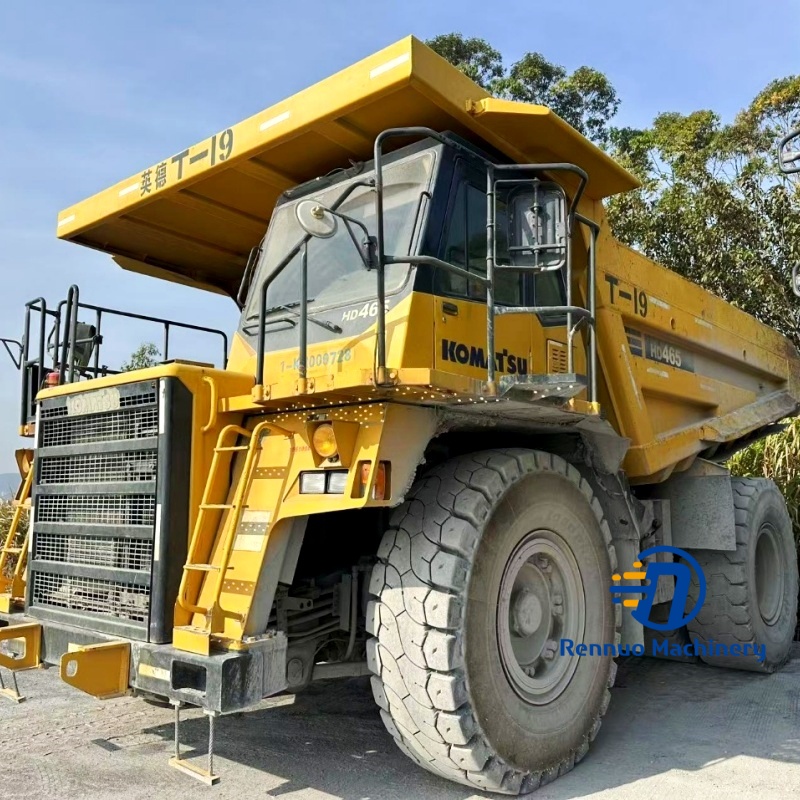 Широкий Рабочий диапазон, тяжелый карьерный грузовик Komatsu465, б/у Komatsu465, карьерный самосвал для коммунального строительства