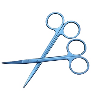 กรรไกรเย็บลิสเตอร์สีมีหูจับแบบหยดน้ำค้างอุปกรณ์ทางการแพทย์ทำจากสแตนเลสคุณภาพสูง - Product Image 1