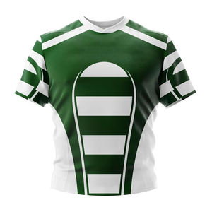 Uniformes de Rugby con Impresión por Sublimación de Tinta con Logotipo Personalizado, Servicio OEM, MOQ Bajo, Alta Calidad, Transpirable, Ecológico, de Secado Rápido - Product Image 4