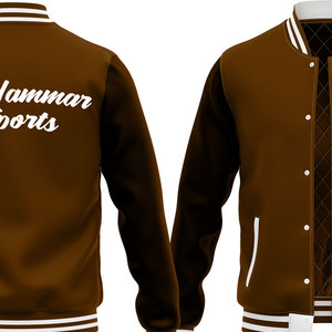 Chaqueta vaquera de lana para hombre de tendencia superior, diseño de Letterman personalizado, bombardero de invierno de calle alta, totalmente personalizable - Product Image 5