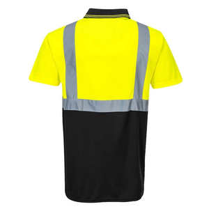 Camisetas Polo de Seguridad Reflectantes de Alta Visibilidad para Hombre, Ropa de Trabajo, Manga Corta, Dos Colores, Camisetas Polo para Taller 2026 - Product Image 4