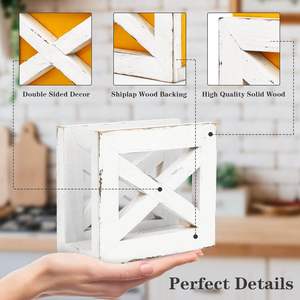 Porte-serviettes de ferme distributeur de stockage en bois pour Table rustique Chic naturel rétro ferme maison décoration accessoires de cuisine - Product Image 6