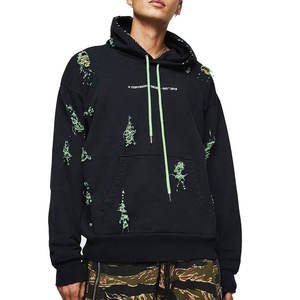 Sudadera con capucha desgastada de tela cómoda de secado rápido nueva llegada - Product Image 1