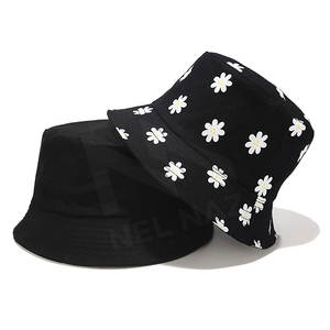 Nouveau design de chapeau seau de sport à séchage rapide été prix de gros vêtements de sport Logo imprimé motif paille fourrure matériel chaîne - Product Image 5