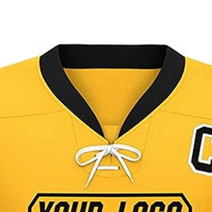 Maillot de hockey sur glace pour homme adulte, dernier design, couleur unie, écologique, respirant, personnalisable, vente en gros, meilleur prix, personnalisable - Product Image 5