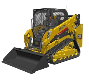 Excellent chargeur multi-terrain CAT 255 à vendre, faible nombre d'heures de fonctionnement, attache rapide hydraulique et panneau d'affichage avancé - Product Image 1