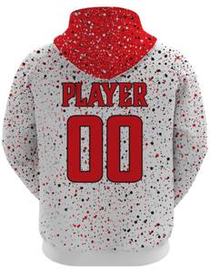 เสื้อฮู้ดผ้าฟลีซพิมพ์ลายโลโก้ตามสั่ง 100% โพลีเอสเตอร์ อุ่นสบาย ระบายอากาศ แห้งเร็ว น้ำหนัก 300 กรัม สไตล์สตรีทแวร์ - Product Image 4