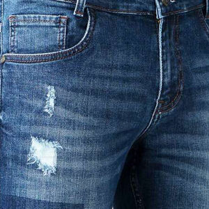 Pantalones Cortos de Mezclilla de Lona 100% Algodón para Hombre, Casuales, Sólidos, Personalizados, de Alta Calidad, con Bolsillos, Transpirables, de Secado Rápido y Ecológicos - Product Image 6