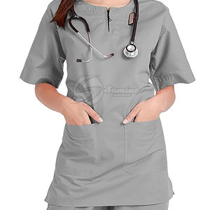 Tenue médicale professionnelle pour femme à séchage rapide, design personnalisé, prix de gros - Product Image 3