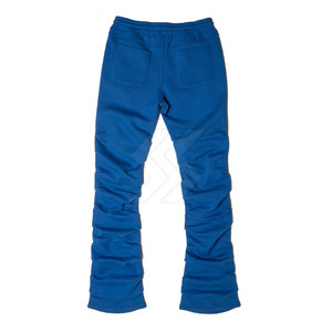 Pantalones de hombre lavados hechos a medida de estilo único 2025 pantalones de chándal apilados con logotipo personalizado para hombre - Product Image 2
