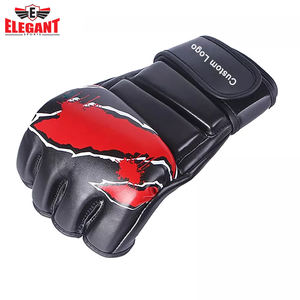 Guantes de Grappling MMA, Fabricante Personalizado, Medios Dedos, Cuero, Guantes de Lucha MMA UFC, Nuevos Guantes de Entrenamiento de Grappling - Product Image 3