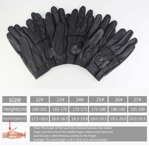 Guantes de Golf de Cuero Cómodos y Antideslizantes para Hombre, con Logotipo Personalizado de su Marca, en Rojo y Negro, Última Moda 2026 - Product Image 6
