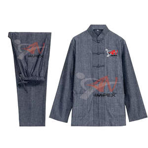 เครื่องแบบกังฟูมืออาชีพเสื้อผ้าคาราเต้ศิลปะการต่อสู้ทำจากผ้าฝ้ายเนื้อนุ่มออกแบบโลโก้ได้ตามต้องการ - Product Image 2