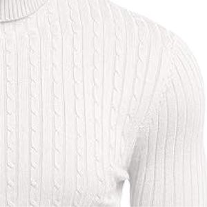 Nouveaux tricots décontractés de qualité supérieure pull hommes col rond hauts en tricot décontracté couleur unie pull pull de haute qualité - Product Image 3
