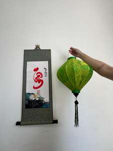 เทศกาลกลางฤดูใบไม้ร่วงโคมไฟผ้าไหมไม้ไผ่จากฮอยอันเวียดนามสําหรับตกแต่งบ้านและพื้นแบบดั้งเดิม 2024 - Product Image 4