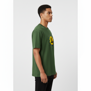 Camiseta de Hombre Formal, Holgada, de Punto, 100% Algodón, con Estampado por Sublimación, Transpirable y de Secado Rápido - Product Image 4