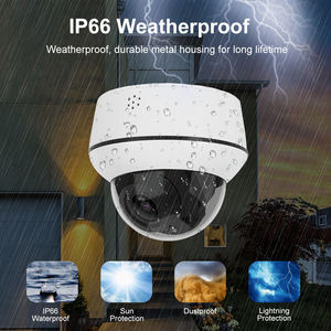 Telecamera IP DMOE di Sicurezza Esterna Hiseeu 5MP con Zoom Ottico 4X, Audio Bidirezionale, Visione Notturna, Tracciamento del Movimento Umano, PTZ, PoE - Product Image 3