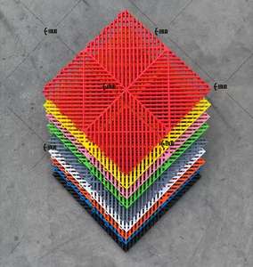 Enlio Design moderne PP Splicing Floor Drainage Grilles Board <span class=keywords><strong>pour</strong></span> <span class=keywords><strong>voiture</strong></span> Beauty Shop Car Wash Room Garage & Car Show Venue - Product Image 6