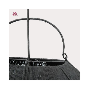 Natural Eco-Friendly Jute Lampshade Natural <b>Bamboo</b> Pendant <b>Light</b> for Home Kitchen Hotel Decoration - Product Image 3