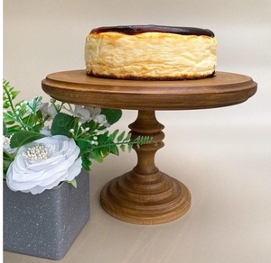 Hot Selling Trendy Wooden <b>Cake</b> <b>Stand</b> for Serving <b>Cakes</b> and Decoration Tool Wholesale Price Trendy <b>Cake</b> <b>Stands</b> - Product Image 1