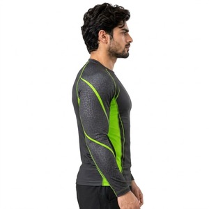 Camiseta Deportiva de Compresión de Manga Larga para Hombre, para Entrenamiento, Fitness, Running, Ciclismo, Surf, Gimnasio - Product Image 4
