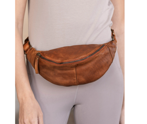 Riñonera de cuero Vintage personalizada, riñonera con correa ajustable para hombres y mujeres, riñonera para entrenamiento al aire libre, viajes, uso informal - Product Image 2