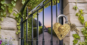 Beautiful Functional Brass <b>Padlocks</b> with Two Keys Golden Man Skull Engraved Waterproof Smart Stainless Steel Material - Product Image 3
