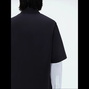 เสื้อยืดแขนยาววาฟเฟิลแบบวินเทจเสื้อถักแบบวินเทจผ้าฝ้ายเฮฟวี่เวท100% - Product Image 4