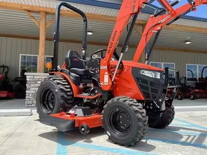 Tracteur BAD BOY série 1025H-10 24 HP avec chargeur 105 et tondeuse à ventre d'occasion avec composant de moteur à noyau JCB et Bobcat - Product Image 4