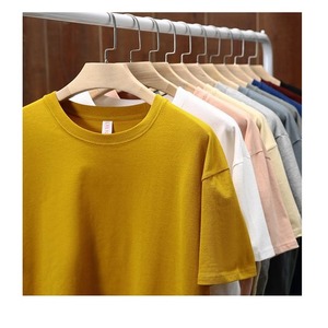Best Quality 100% Cotton Blank Men's T-shirts Heavyweight Oversized T-shirts Printing Custom T Shirt Supplier From BD - Product Image 1