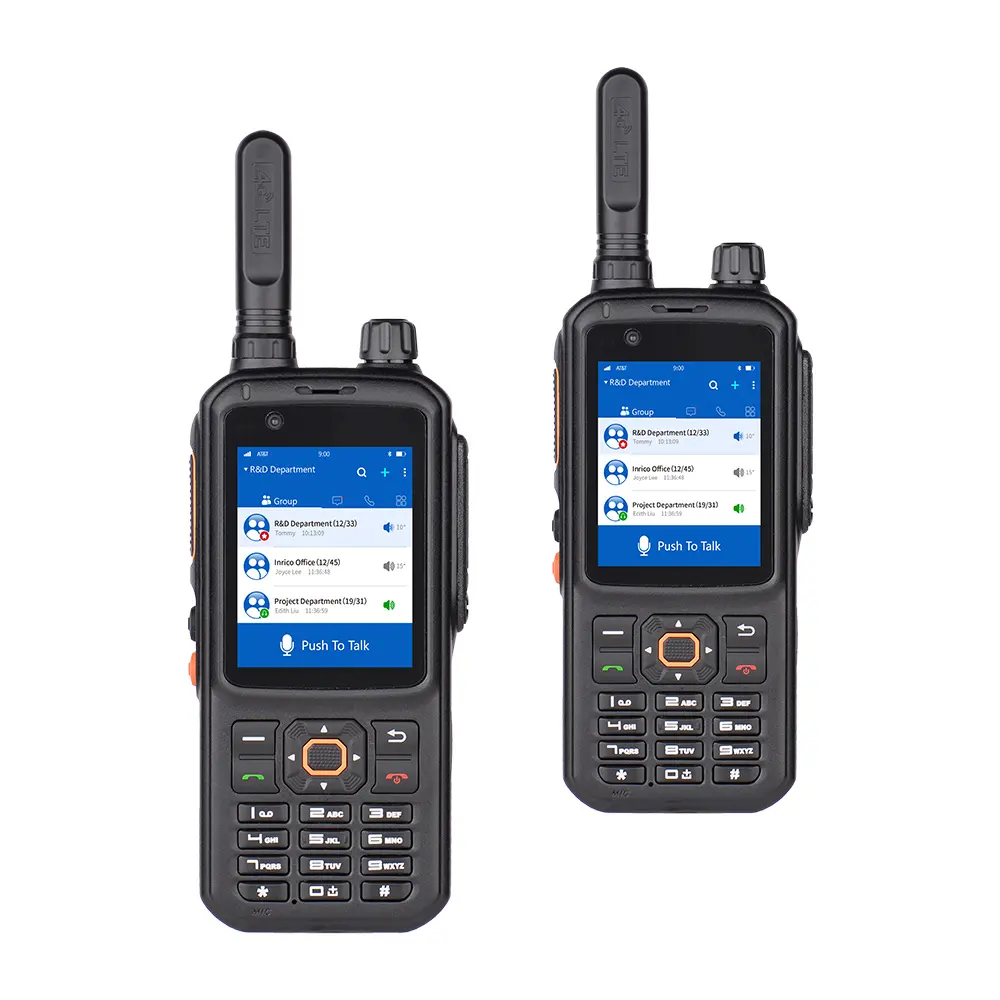 Sıcak satış Android Ptt cep telefonu kablosuz walkie-talkie Inrico T320 uzun menzilli mesafe walkie-talkie