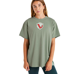 เสื้อยืดผ้าฝ้ายโอเวอร์ไซส์เป็นมิตรต่อสิ่งแวดล้อมสำหรับผู้หญิงทรงหลวมไซส์ใหญ่พิเศษระบายอากาศได้ดีแห้งเร็วสำหรับฤดูร้อน - Product Image 5