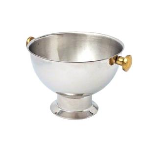 Copa de Champán Redonda de Acero Inoxidable con Base, Diseño Simple, para Uso en Bares y Hogares - Product Image 1