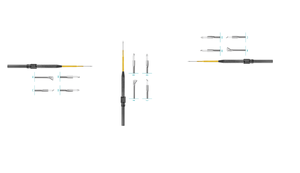 Juego de Cuchillos de Diamante de Acero Inoxidable de Alta Calidad, Fuente de Energía Manual con Diferentes Tamaños - Product Image 2