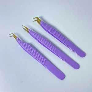 แหนบขนตาปลอมสำหรับต่อขนตาปลอม90องศาสีชมพูเพิ่มวอลลุ่มฉลากตามสั่งโลโก้ได้ตามต้องการ - Product Image 3