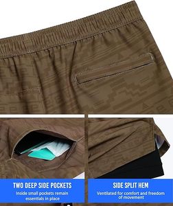 Shorts décontractés pour hommes en gros, nouveau style, shorts de jogging décontractés à cordon de serrage, shorts de sport vierges pour la course à pied - Product Image 5