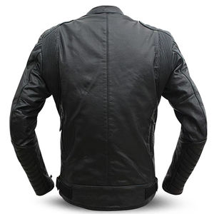 Veste bomber en cuir PU noir de haute qualité pour homme, design personnalisé OEM, broderie de haute qualité, fermeture éclair - Product Image 2