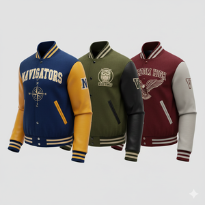 เสื้อแจ็คเก็ตสไตล์วินเทจทรงสลิมฟิต ราคาขายส่ง แฟชั่นสไตล์บอมเบอร์ สำหรับใส่ลำลองในฤดูใบไม้ผลิ ผลิตในประเทศปากีสถาน - Product Image 1