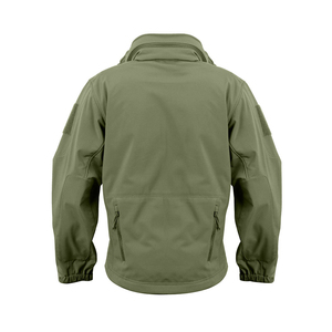Wholesale Men's Stand Collar Softshell Jacket Windproof Canvas Protective Cloth for <b>Bike</b> Riders for Autumn Season Motorcars - Product Image 4