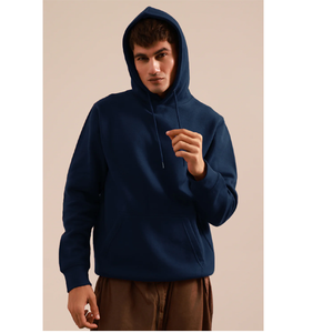 Men's Vintage Pullover Hoodie 100% Cotton <b>Thick</b> French Terry High Quality Heavy Weight Embroidered Slim Fit Streetwear Spring - Product Image 6