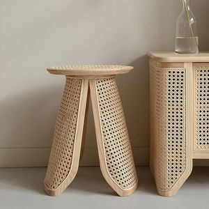 Meubles d'extérieur en rotin naturel de style élégant Table et chaise de détente pour balcon et cour Patio Table et chaise en rotin faites à la main - Product Image 1