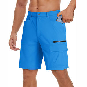 Short de jogging haute performance pour hommes Écologique Gym Workout Fitness Running Sports de plein air-Solid Style High Street Plain Dyed - Product Image 5