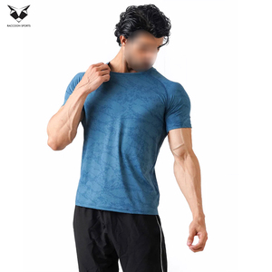Camiseta Deportiva para Hombre, de Alta Calidad, Transpirable, Color Azul 2026, Manga Corta, Precio al por Mayor, Producto Personalizado, Nueva Llegada, para Gimnasio y Fitness - Product Image 2