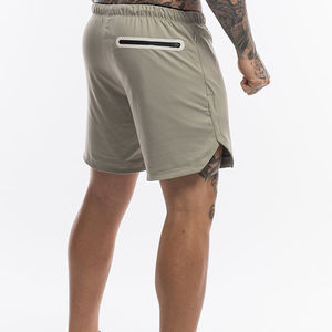 กางเกงขาสั้นผ้าโพลีเอสเตอร์ระบายอากาศได้ดีแห้งเร็วสำหรับผู้ชายกางเกงขาสั้นออกกำลังกายระบายอากาศได้ดีโลโก้ตามสั่ง - Product Image 2