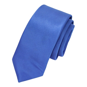 เนคไทแฟชั่นเข้ารูปลายทางสีน้ำเงิน - Product Image 2