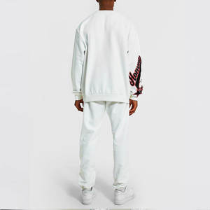 Nouveauté, ensemble de survêtement pour homme, style classique, sweat-shirt imprimé avec pantalon de jogging, couleur unie, grande taille, séchage rapide - Product Image 2