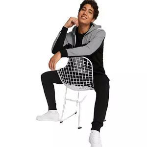 Survêtements lavage à l'acide personnalisé jogging pantalons de survêtement et sweat à capuche ensemble décontracté unisexe survêtement 2 pièces survêtement lavage à l'acide survêtement - Product Image 3