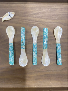 Cuillère en nacre de haute qualité du Vietnam, ustensile artisanal en coquille pour la décoration de table et les cadeaux - Product Image 3